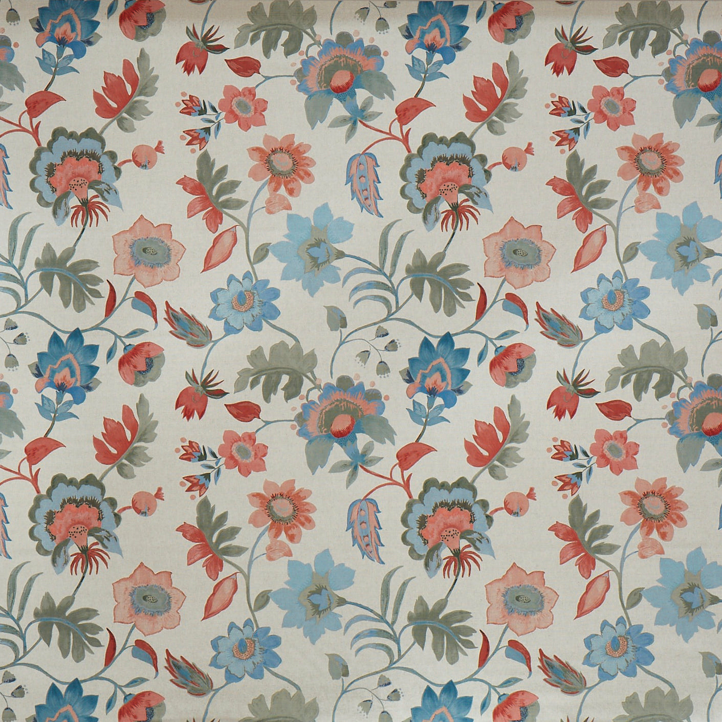 Prestigious Textiles Fleur Fabric Seashell