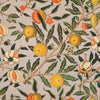 William Morris Fruit Orange Printed Cotton Fabric Orange