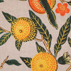 William Morris Fruit Orange Printed Cotton Fabric Orange