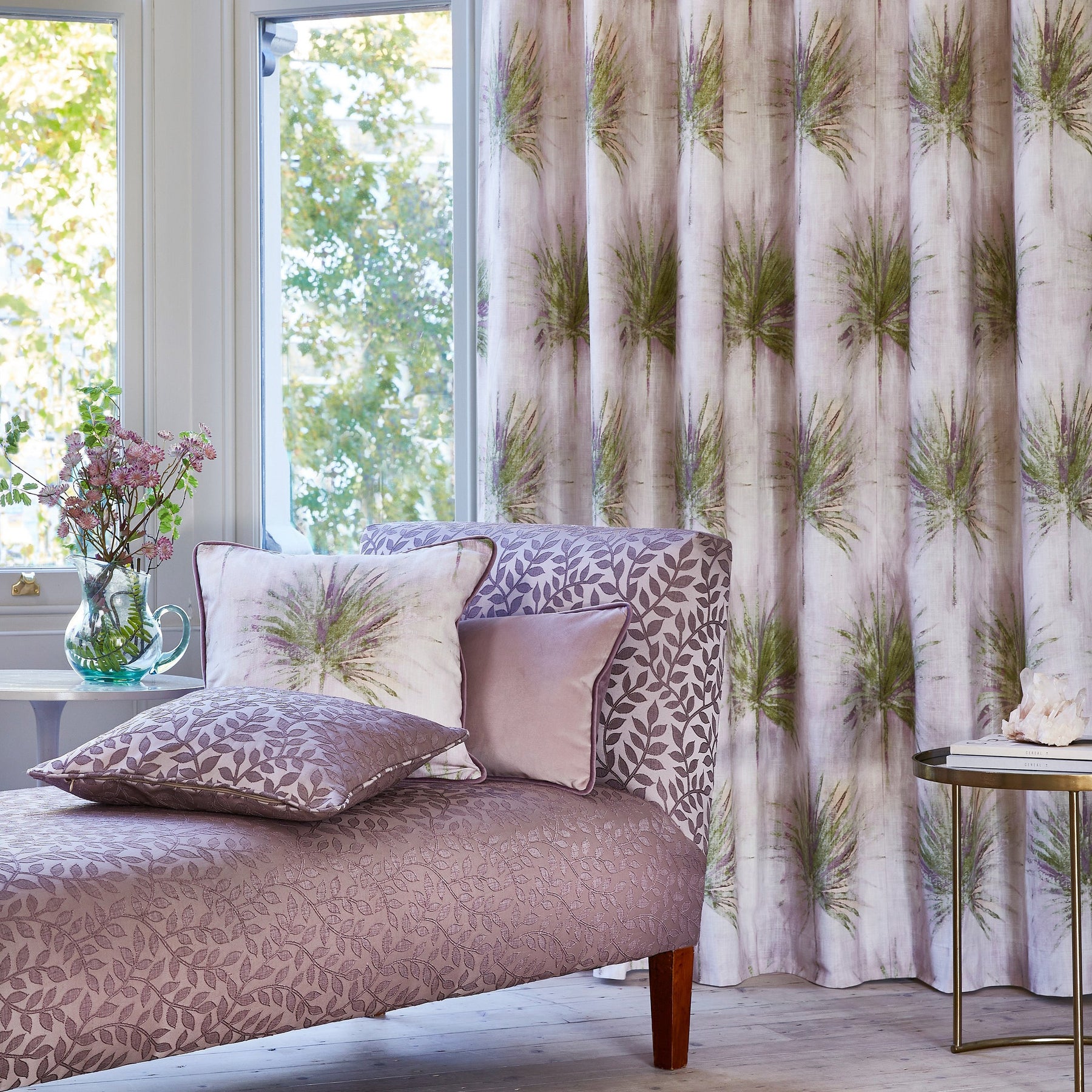 Prestigious Textiles Greenery Fabric Wisteria