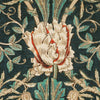 William Morris Honey Suckle Printed Cotton Fabric Blue