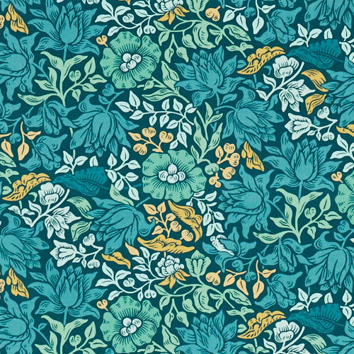 Mallow Fabric Teal