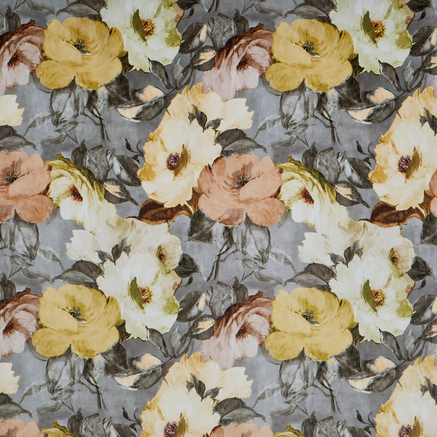 Prestigious Textiles Rosa Fabric Amber