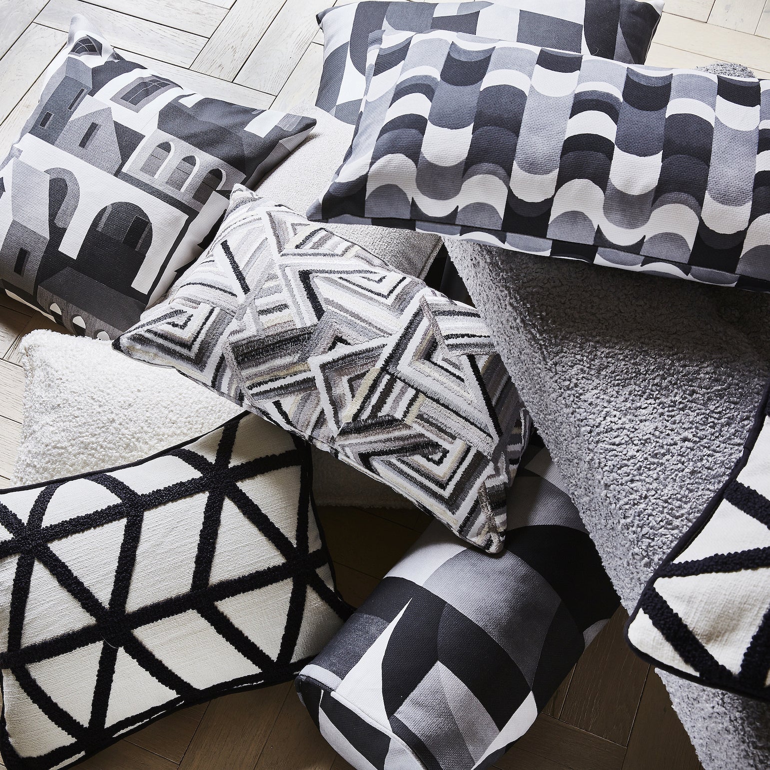 Prestigious Textiles Santiago Fabric Jet