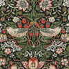 William Morris Strawberry Thief Printed Cotton Fabric Green