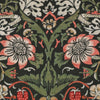 William Morris Strawberry Thief Printed Cotton Fabric Green