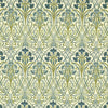 iLiv Tiffany Printed Cotton Fabric Prussian