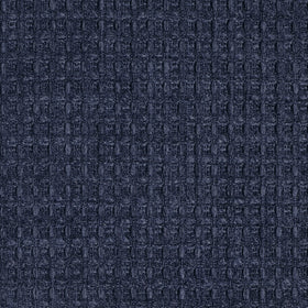 Linda Barker Luxury Waffle Fabric Navy