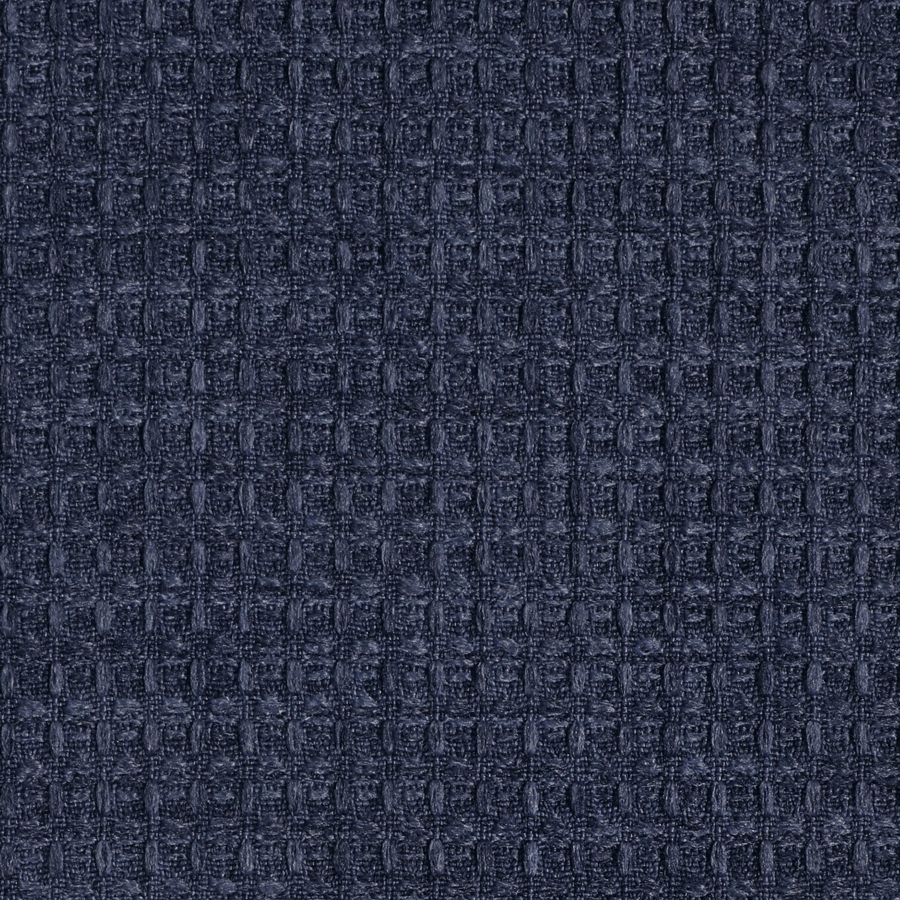 Linda Barker Luxury Waffle Fabric Navy