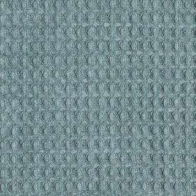 Linda Barker Luxury Waffle Fabric Ocean
