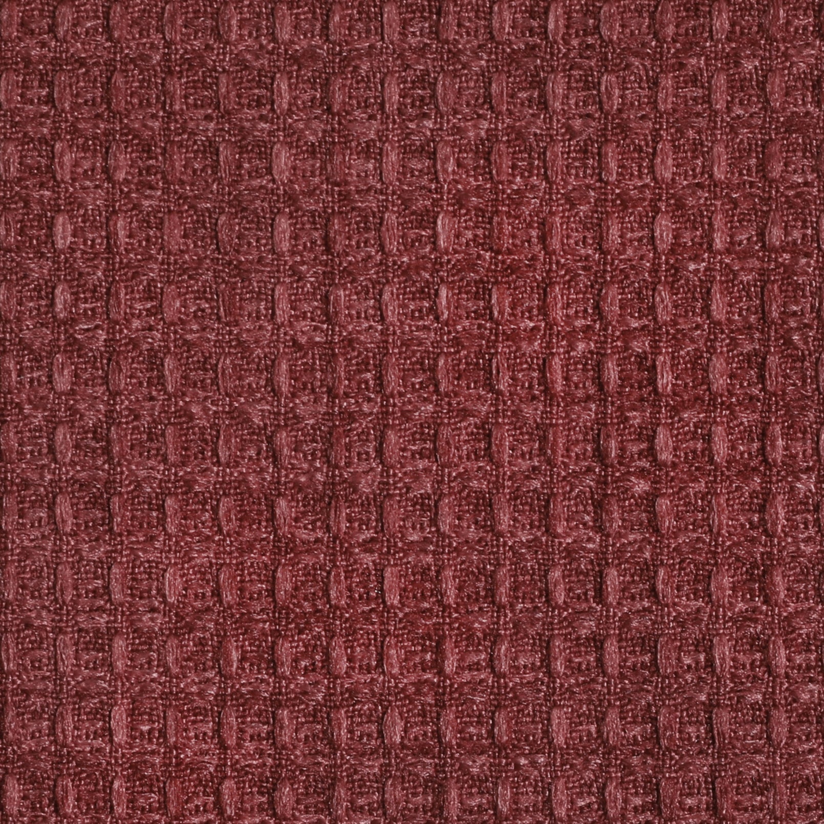Linda Barker Luxury Waffle Fabric Rosso