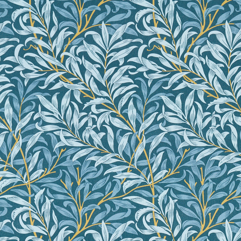 Willow Boughs Fabric Denim