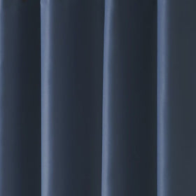 100% Blackout Ready Made Blackout Curtains Blue
