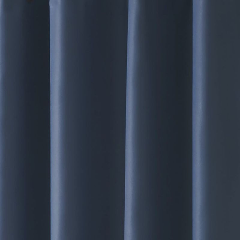 100% Blackout Ready Made Eyelet Blackout Curtains Blue