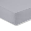Bianca 200Tc Cotton Percale Fitted Sheet Grey