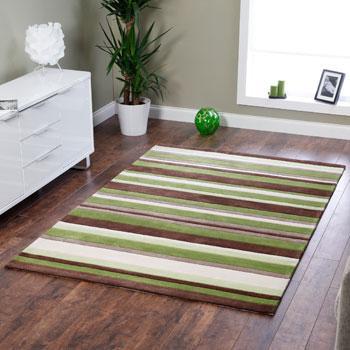 Hong Kong 2022 Rug Green/Brown