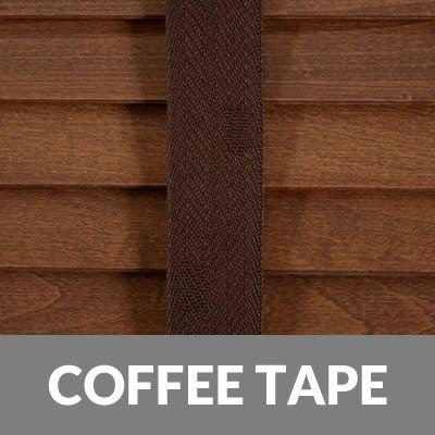 25mm Elementi Wood Venetian Blind With Tapes Auburn