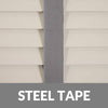 25mm Elementi Wood Venetian Blind With Tapes Polar