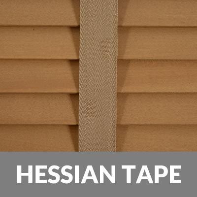 25mm Elementi Wood Venetian Blind With Tapes Tawny