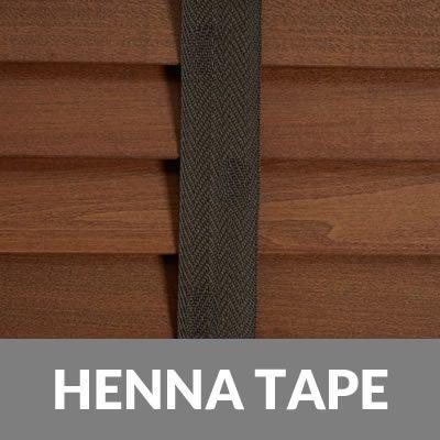 35mm Elementi Wood Venetian Blind With Tapes Auburn