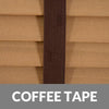 35mm Elementi Wood Venetian Blind With Tapes Tawny