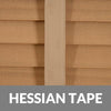 35mm Elementi Wood Venetian Blind With Tapes Tawny