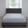 400Tc Plain Dye 38cm Fitted Sheet Silver
