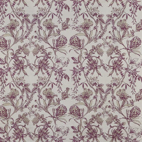 Linley Curtain Fabric Garnet