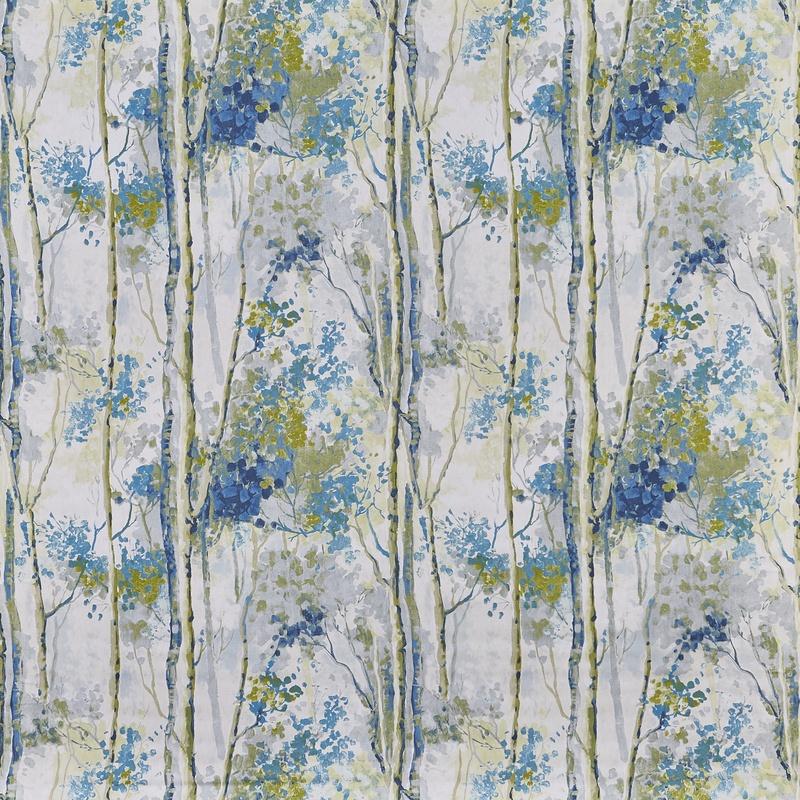 Prestigious Textiles Silver Birch Fabric Larkspur