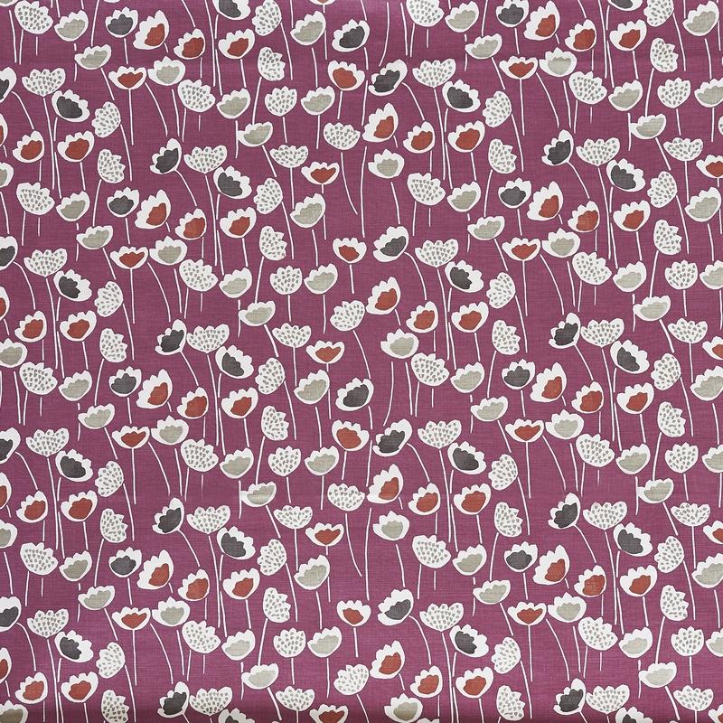 Prestigious Textiles Clara Fabric Very Berry
