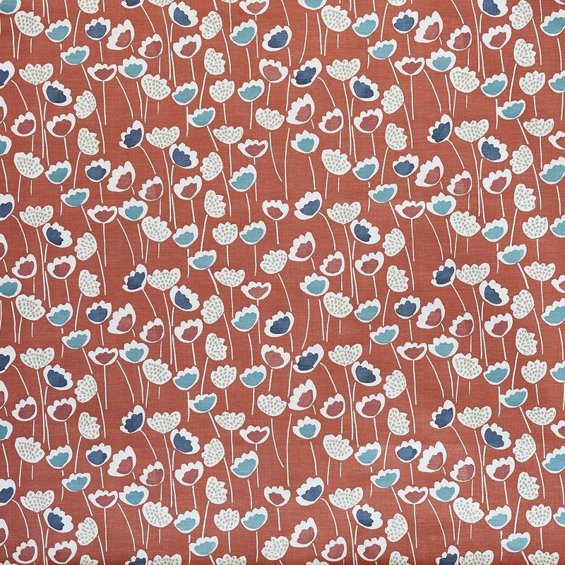 Prestigious Textiles Clara Fabric Coral Reef