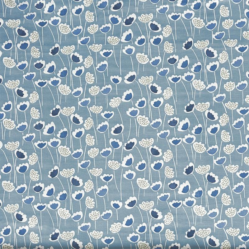 Prestigious Textiles Clara Fabric Indigo