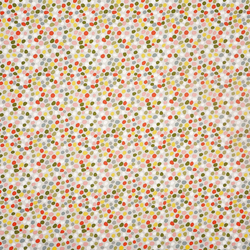 Prestigious Textiles Dot to Dot Fabric Coral