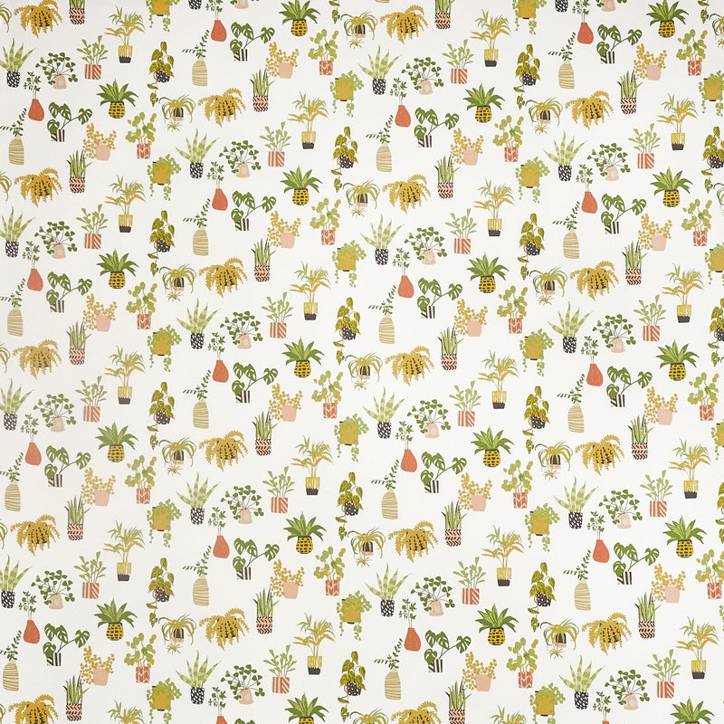 Prestigious Textiles Pot Plants Fabric Coral