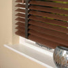 50mm Elementi Wood Venetian Blind With Tapes Auburn