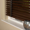 50mm Elementi Wood Venetian Blind With Tapes Walnut
