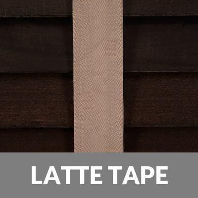 50mm Elementi Wood Venetian Blind With Tapes Hazel