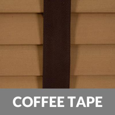50mm Elementi Wood Venetian Blind With Tapes Tawny