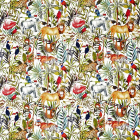 Prestigious Textiles King Of The Jungle Digital Fabric Safari