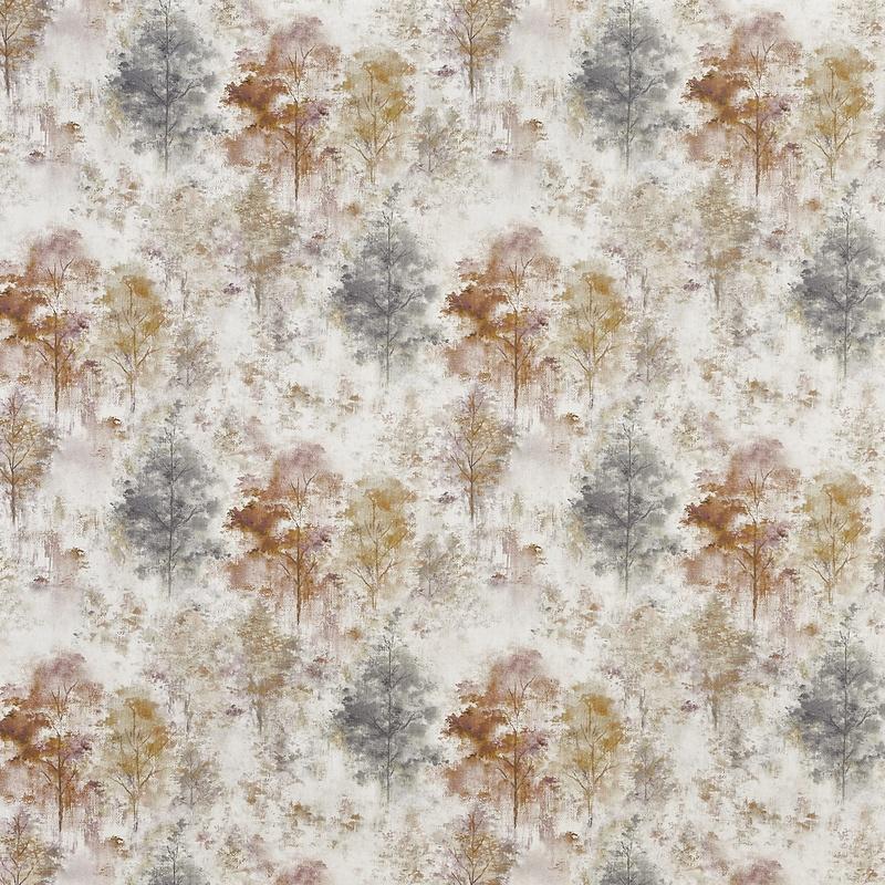 Prestigious Textiles Woodland Digital Fabric Rosemist