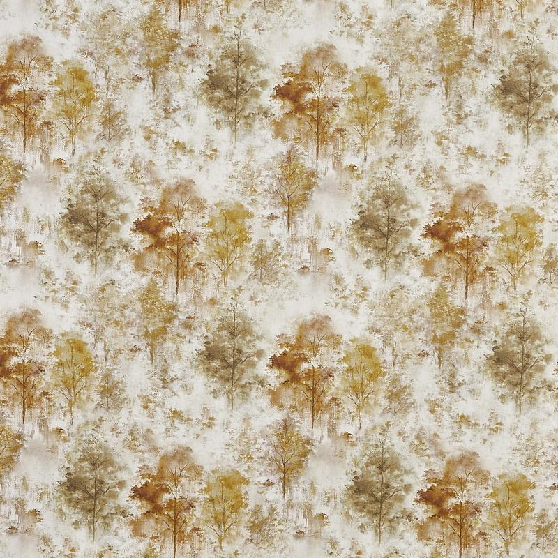 Prestigious Textiles Woodland Digital Fabric Auburn
