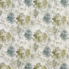 Prestigious Textiles Woodland Digital Fabric Lagoon