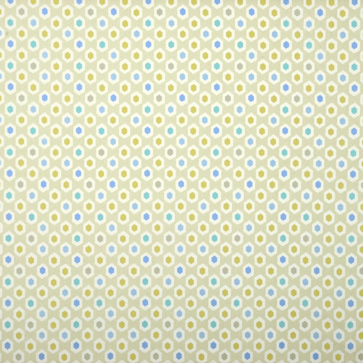 Bahia Curtain Fabric Lagoon