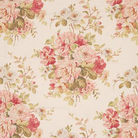 Bouquet Curtain Fabric Rose