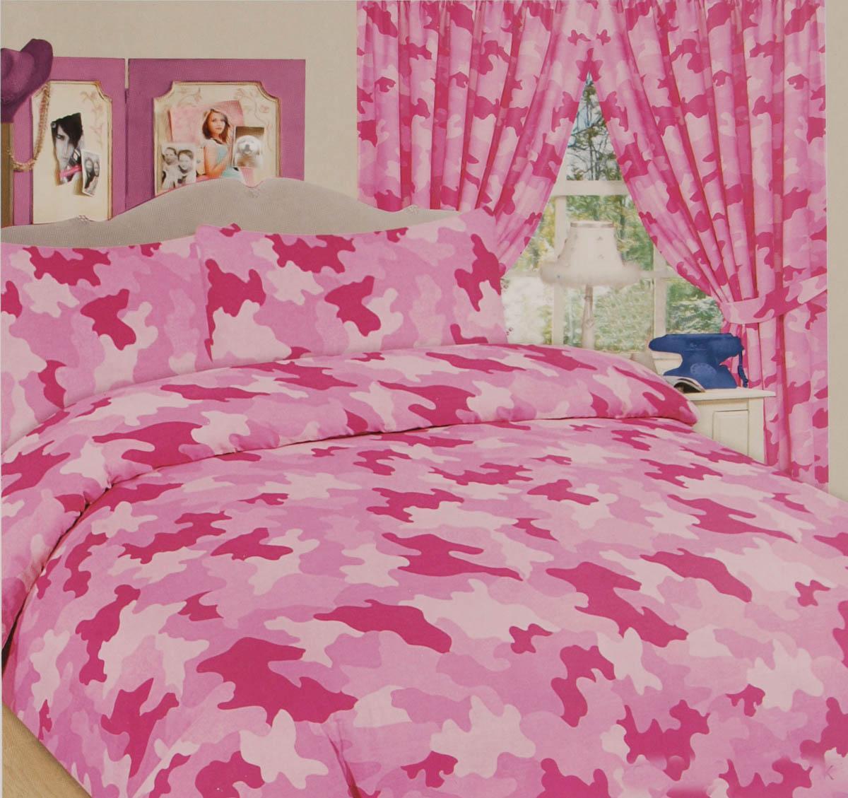 Camouflage Duvet Cover Pink 66 x 72