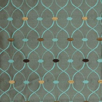 Chamonix Curtain Fabric Roll End 3m Azure