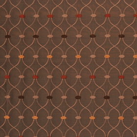 Chamonix Curtain Fabric Chocolate