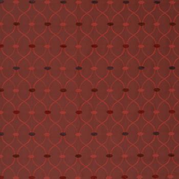 Chamonix Curtain Fabric Roll End 4.6m Rouge