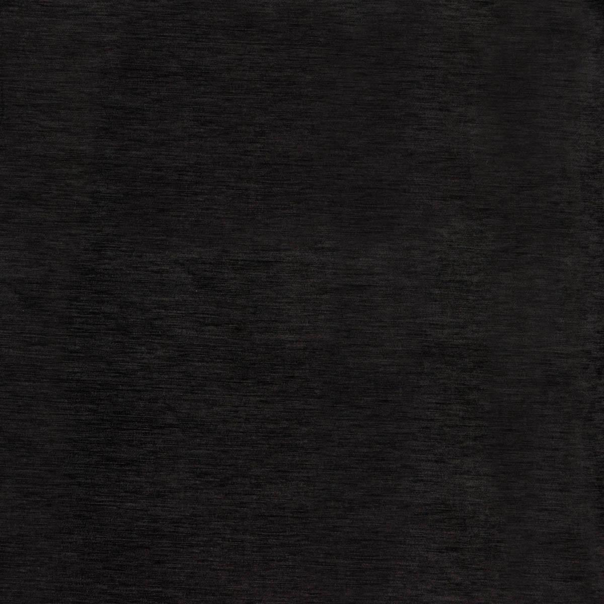 Kensington Curtain Fabric Roll End 0.8m Black