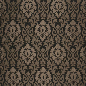 Coba Curtain Fabric Ebony
